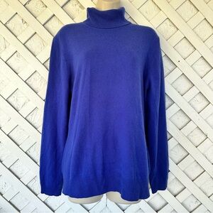 Jaclyn Smith 100% Cashmere Turtleneck Sweater XL